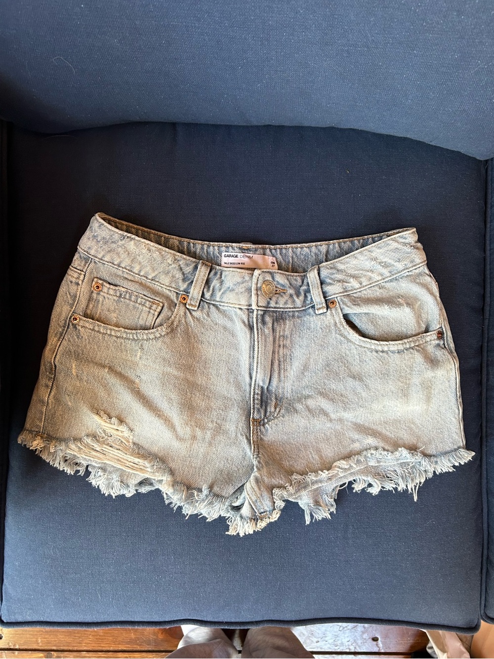 Garage denim shorts